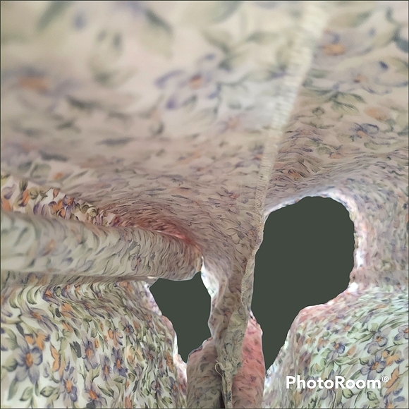 SOLD Vtg 90s floral romper mini dress skort - Picture 11 of 12